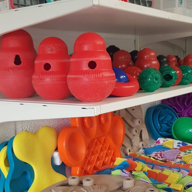We use puzzle feeders  and interactive toys everyday  as they have a whole range of benefits for our dogs. It helps with fitness, weight control, behaviour and stress levels.
